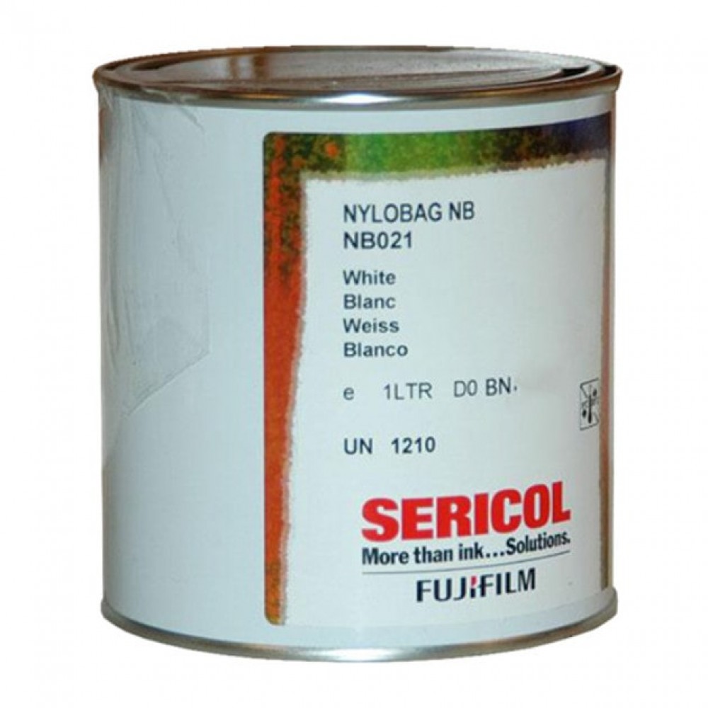  Краска Sericol Nylobag NB 021 белая, 1 л