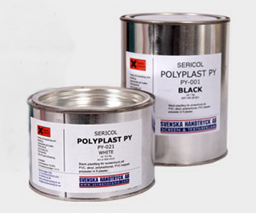Краска Sericol Polyplast РY 001 черная, 5 кг